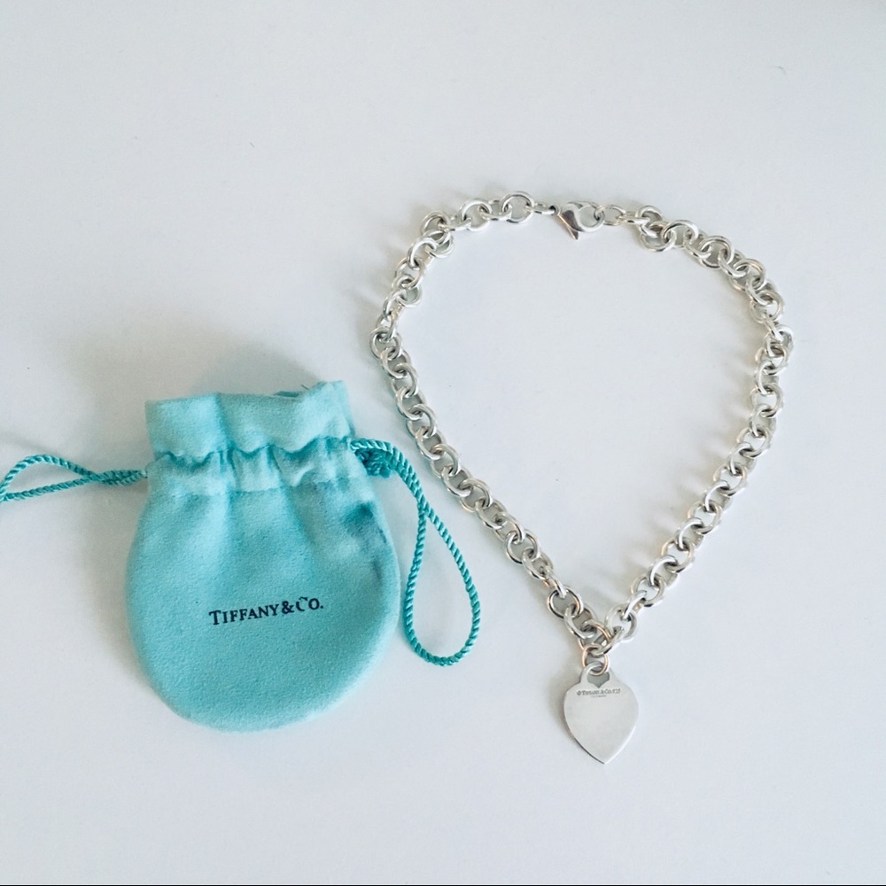 Tiffany & Co. Heart Tag Choker Necklace